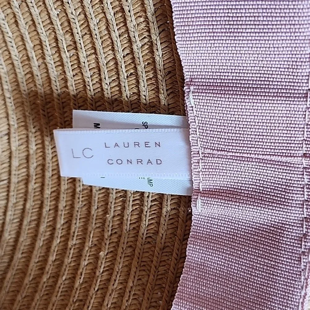 L. C. Packable Frayed Brim Resort Wear Cottagecore Coquette Girl Boho Chic Hat‎